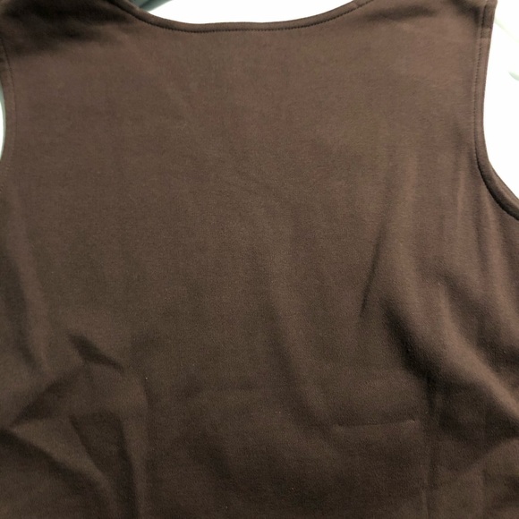 Adult brown tank top - Picture 4 of 6